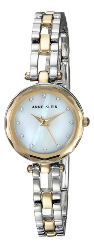 Anne Klein Reloj De Pulsera Abierto De Dos Tonos Con Detalle