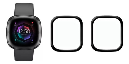 2 Und Vidrio Cerámico Protector Para Reloj Fitbit Sense 2