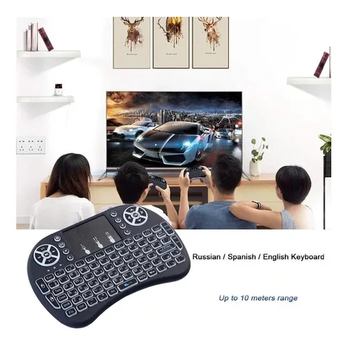 Mini Teclado Inalambrico Wifi 2.4ghz Touchpad Portatil