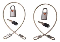 Comprar 2 Cadeados Tsa Lansay Para Malas + 2 Lacre Malas Em Aço