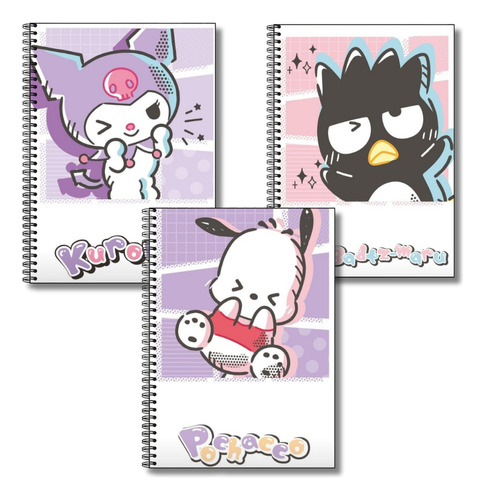 Pack De 13 Cuadernos Universitarios Sanrio 1 Materia 