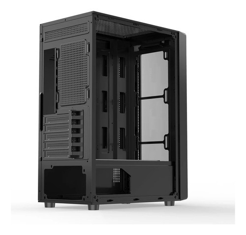 Gabinete Gamer Liketec Sigma Preto Com 4 Fans Led Rgb Usb 3