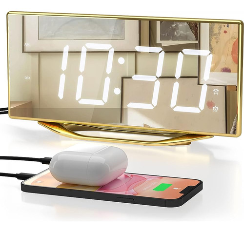 ~? Reloj Despertador Para Dormitorio, Reloj Digital Moderno 