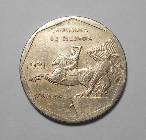 Colombia 10 Pesos 1981 - Cordoba, Islas De S. Andrés Km#270