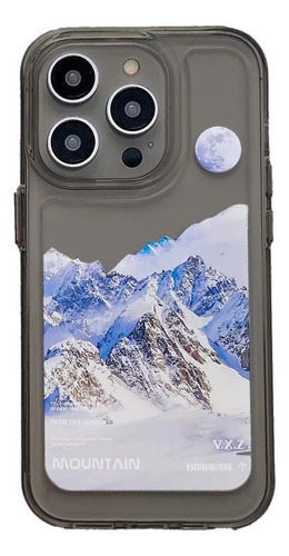 Protector Mountain Transparent P/ iPhone 15 Pro Max - Cover
