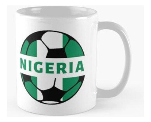 Taza Nigeria Fútbol Calidad Premium