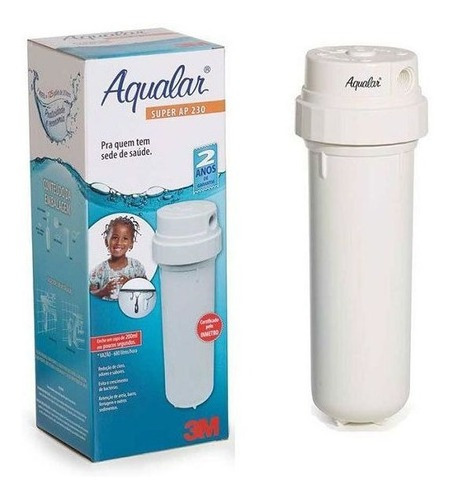 Filtro De Agua 3m Aqualar Super Ap230 Branco