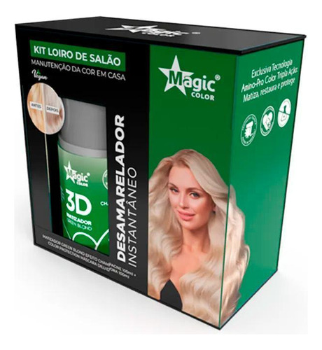 Magic Color - Kit Matizador Green Blond 100ml