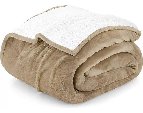 Frazadas Sherpa 2 Plazas Frazada Con Chiporro Microfibra