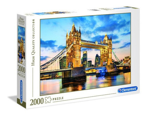 Tower Bridge London Londres Rompecabezas 2000 Pz Clementoni