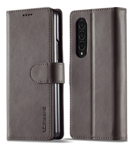 Funda De Piel Tipo Cartera De Negocios Para Samsung Z Fold 4