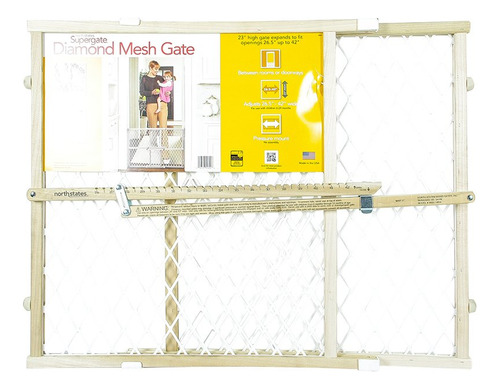 Puerta Seguridad North States 4604 Cafe-blanco 6x60x62cm