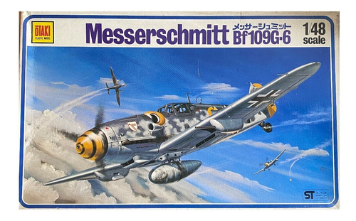 Avion A Escala Messerschmitt Bf109g-6 Otaki 1:48
