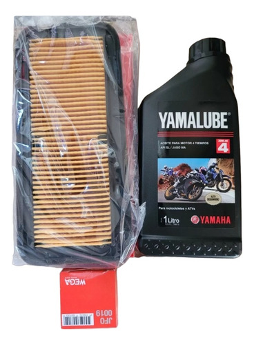 Combo Filtro Aceite + Filtro Aire + Aceite Yamaha Fz 16 Fi