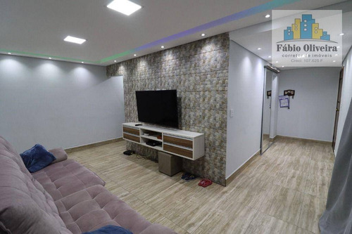 Imagem 15 de 30 de Sobrado Com 3 Dormitórios À Venda, 124 M² Por R$ 600.000,01 - Vila Leopoldina - Santo André/sp - So0490