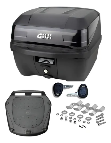 Baú Bauleto Para Moto Givi Traffic 3 T33 Monolock 33 Litros