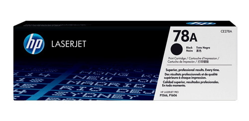 Toner Hp 78a Original Laserjet Color Negro Ce278a