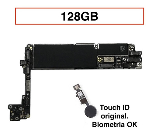 Imagem 2 de 2 de Placa Para iPhone 7 128gb Preto A1660 A1778 A1779 A1780