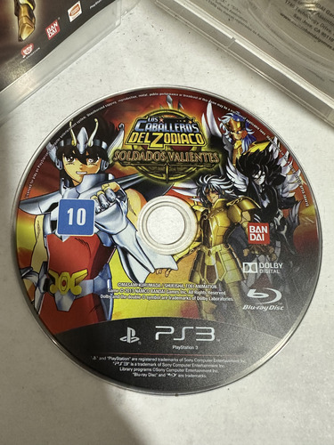 Los Caballeros Del Zodiaco Soldados Valientes Playstation 3 (Usado)