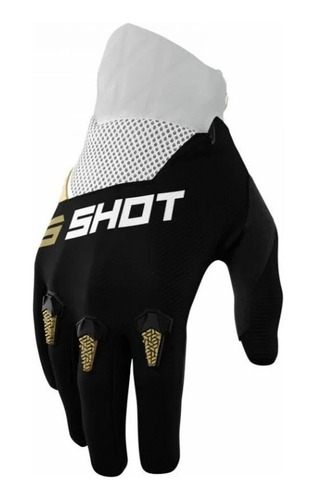 Guante Motocross Shot Race Gear Devo Gold