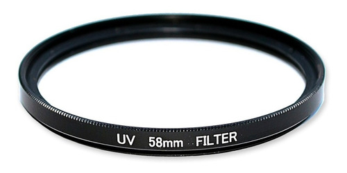Imagen 1 de 2 de Filtro Protector Uv 58mm Para Lente