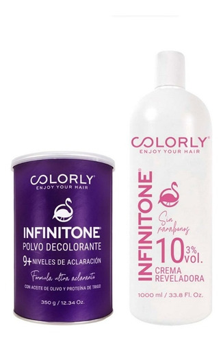 Kit De Decolorante Colorly® 350gr + Peroxido Colorly