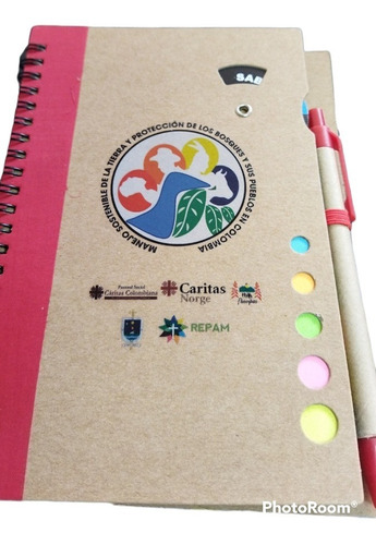 Agenda Publicitaria Personalizadas Ecológicas Incluye Esfero