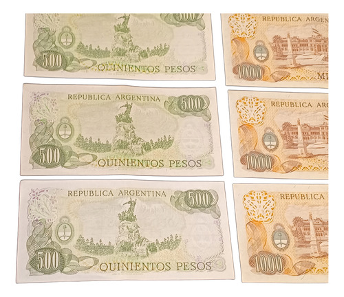 Billetes Antiguos De Argentina Pesos Ley 18.188 X 10 Sc Sc-