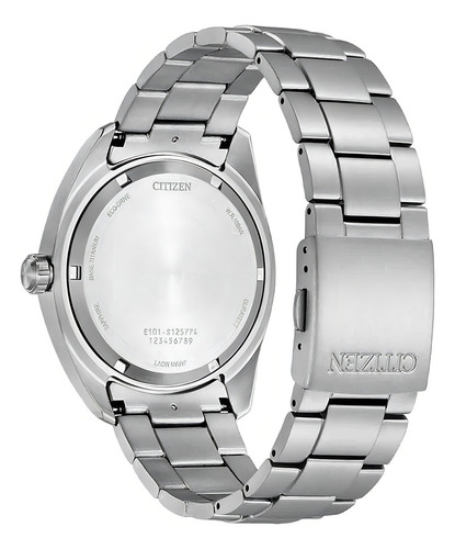 Relógio Citizen Super Titanium Eco-drive Bm7570-80e/tz21223t Cor da correia Prateado Cor do bisel Prateado Cor do fundo Preto