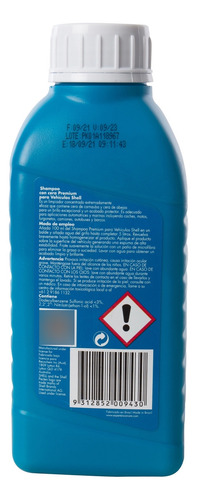 Shampoo Con Cera Concentrado Shell 500 Ml