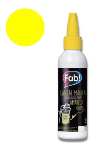 Caneta De Bolo Gel Alimentícia Amarelo Neon Bolo Bento 60g