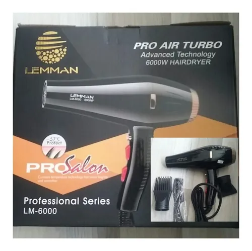 Super Secador Potente Cabello Lm 6000 W