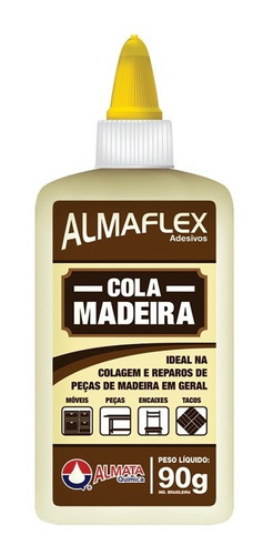 Cola Madeira  Kit Com 5 Almata 90g