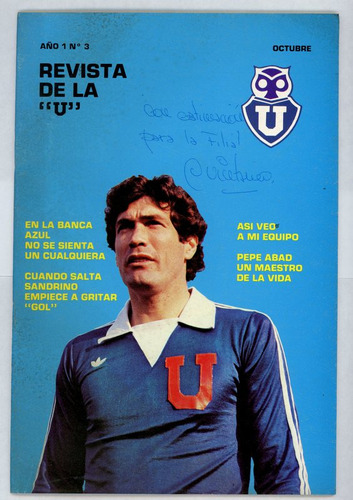 Revista De La  U , Octubre 1980, Con Autógrafo De Quintano.