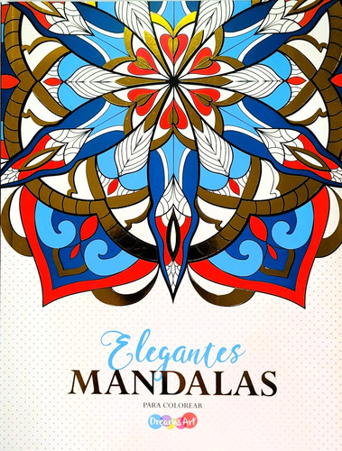 Libro Para Iluminar Mandalas Elegantes  C/12 Bicolor