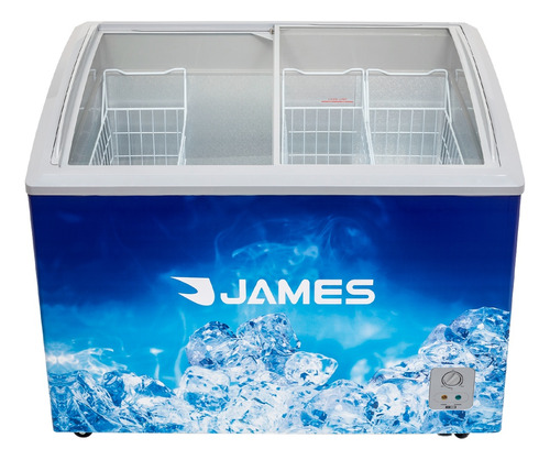 Freezer Comercial Horizontal James Fhc 330 Tapas Vidrio 223l