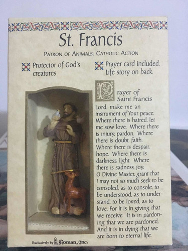 Imagen De St. Francisco De Asis De 9cm