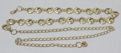 Imagem 4 de 6 de Cinto Feminino Metal Com Strass Madrinha Balada Festas
