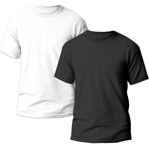 Kit 2 Camisetas Básica Masculina Lisa Dry Fit Varias Cores