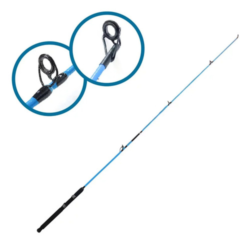 Vara Pesca Star Fish Clonix 20lb-35lb Molinete 2partes 1,80m