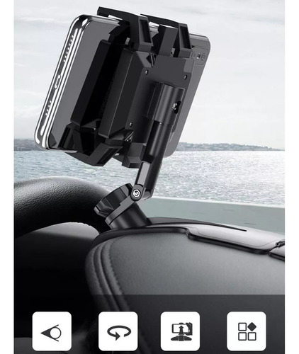 A Soporte Para Teléfono De Coche Giratorio De 360 Grados