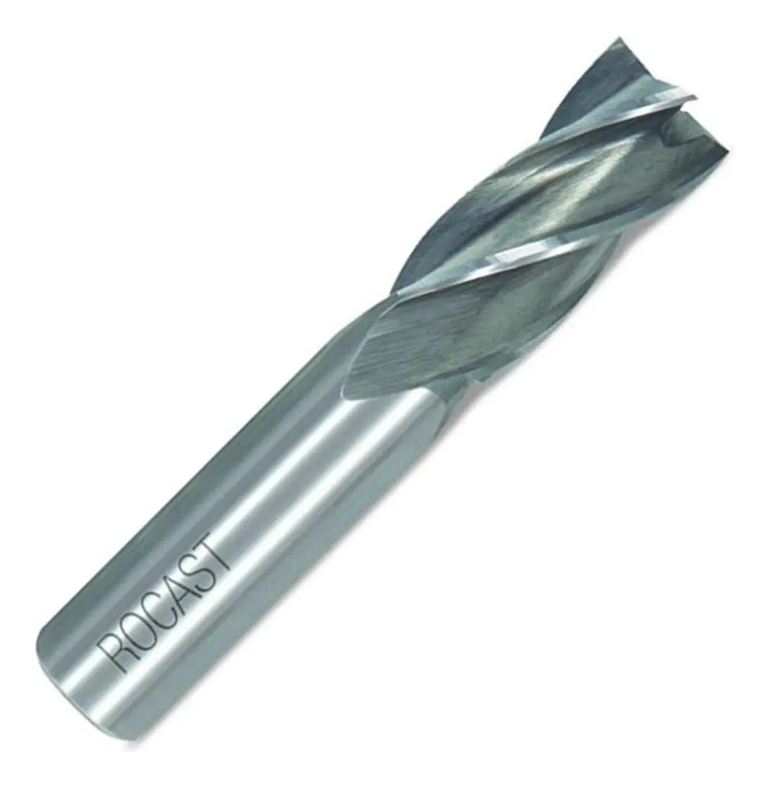 Fresa De Topo 14mm Aço Rápido 4 Cortes Para Aço Rocast Modelo 18.0022