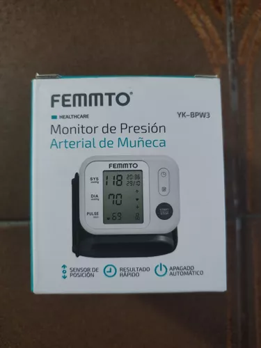 Medidor De Presion Arterial De Muñeca Femmto Tensiometro