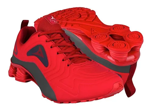 comprar Tenis Caballero Pirma 4015 Textil Rojo