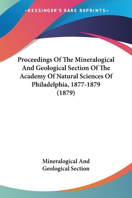 Libro Proceedings Of The Mineralogical And Geological Sec...