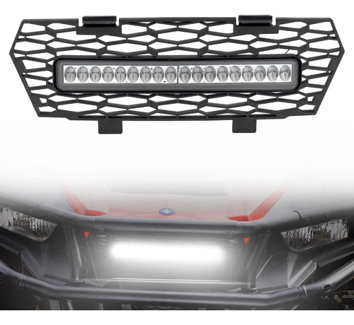 Luz Parrilla Frontal Utv Pro Malla Barra Led Protector Para