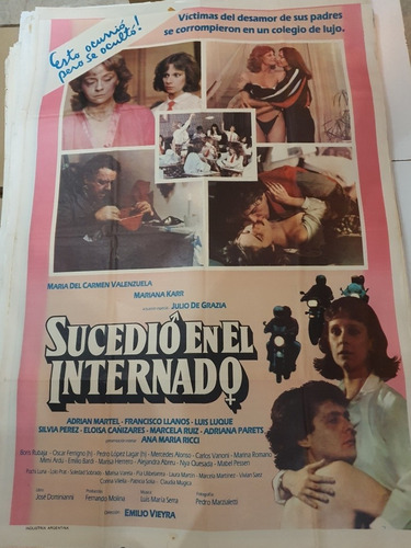 Afiche De Cine Original 1515- Sucedio' En El Internado