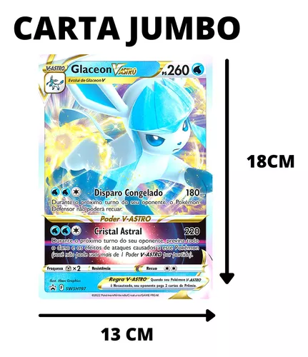 Carta Promo Glaceon V - Pokemon TCG