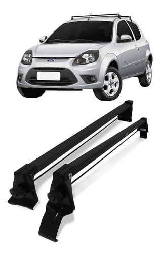 Rack Teto Bagageiro Aço Ford Ka 2008 À 2013 + Cinta Catraca