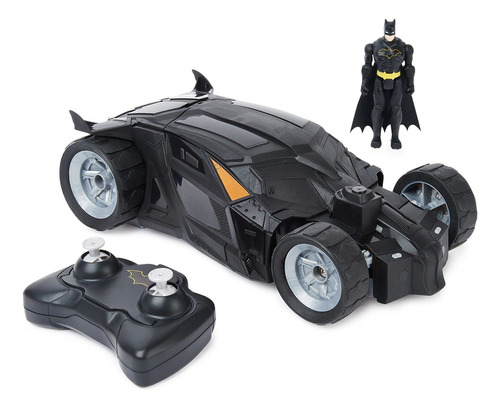 Juegos De Acción Dc Comics, Batman Batmobile Remot Fr80mn